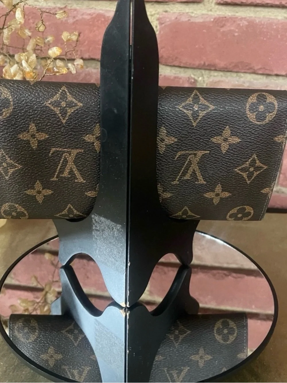 🔥Louis Vuitton 🔥Monogram 🔥Canvas Continental 🔥Wallet - Brown with Red Snap🔥